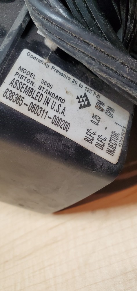 Pentair 5600 Softner Head For Parts