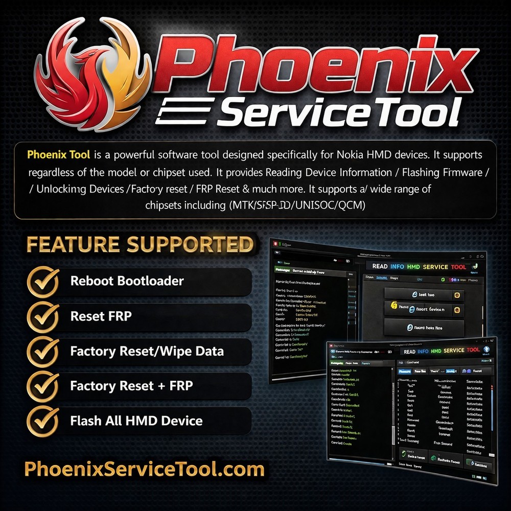 Phoenix Tool 10 Credits – GSM Unlock & Repair Software – Fast Digital Activation