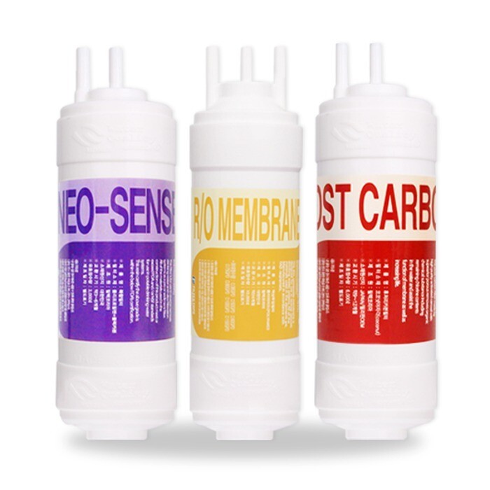 COWAY WATER FILTER SET CHP-06DL, P-07CL, CP-07BLO REPLACEMENT PREMIUM RO MEMBRAN