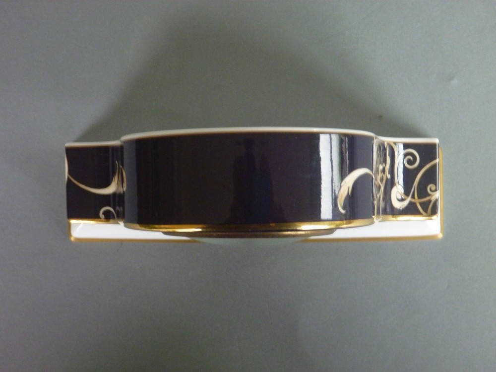 Wedgwood Cornucopia Clock & Candlestick Mantle Set