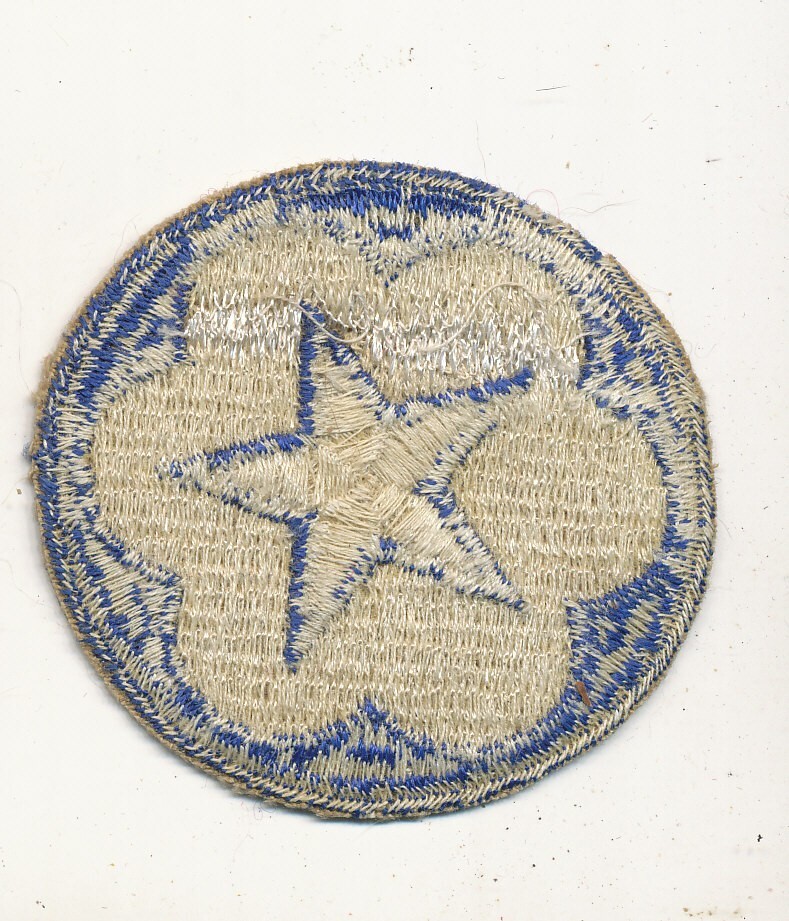 ASF Training Center patch US Army blue star real WWII make