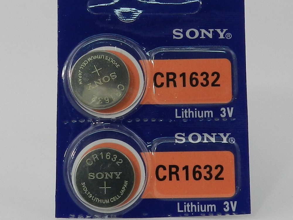 SONY  CR1632 LITHIUM 3V  BATTERY 2Pc