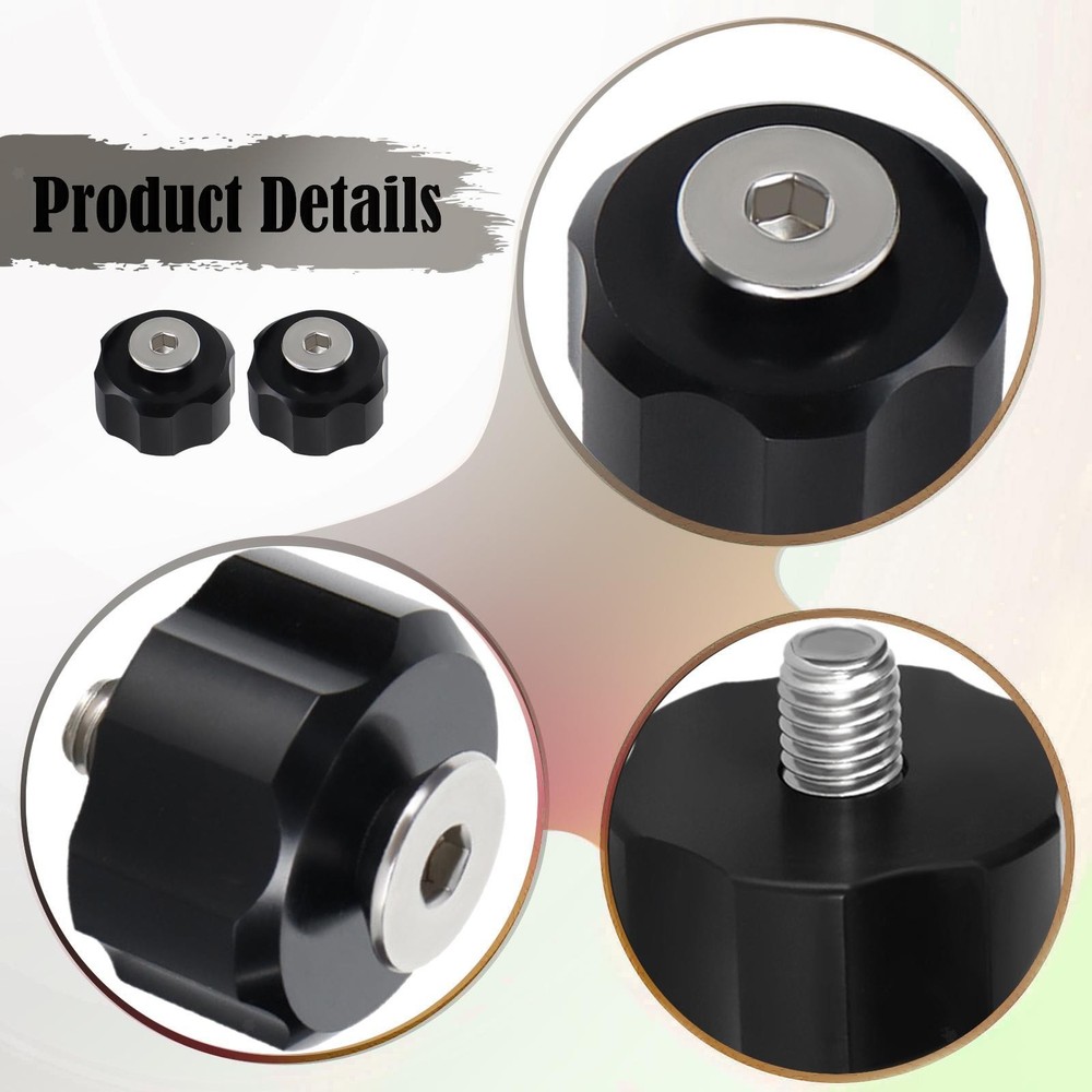 1 Pair Backplate Screws and Nuts Hardware M8 Upgrade Embedded Rustproof