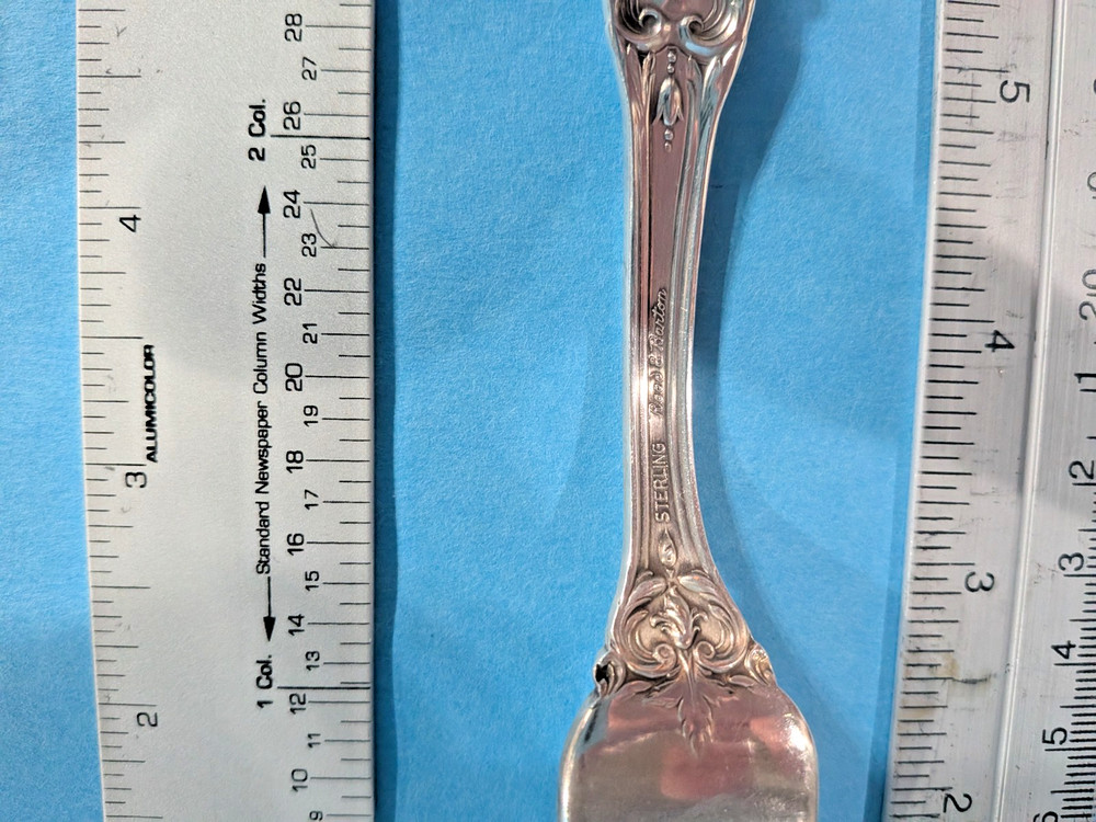 REED & BARTON LUXURY STERLING SILVER 4PC PLACE SETTING SET #10
