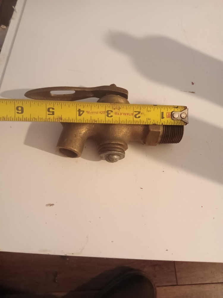 Vintage Solid Brass Heavy Duty Industrial Spigot Steampunk
