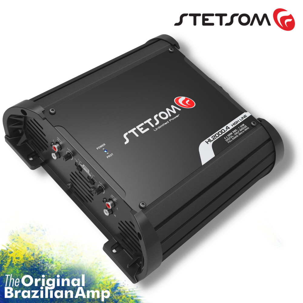 Stetsom HL 2000.4 Digital Amplifier 4 Channels Full Range Class D 2k RMS