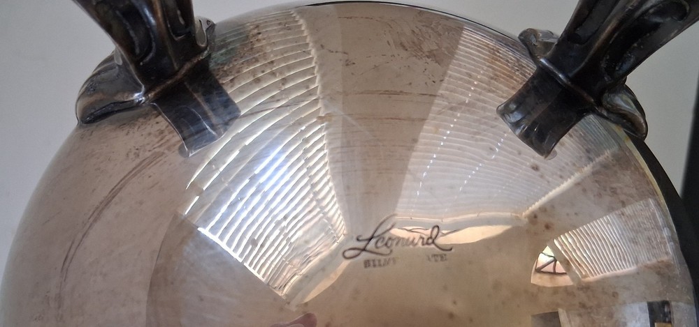 Vintage Leonard Silver Plated Water Pitcher