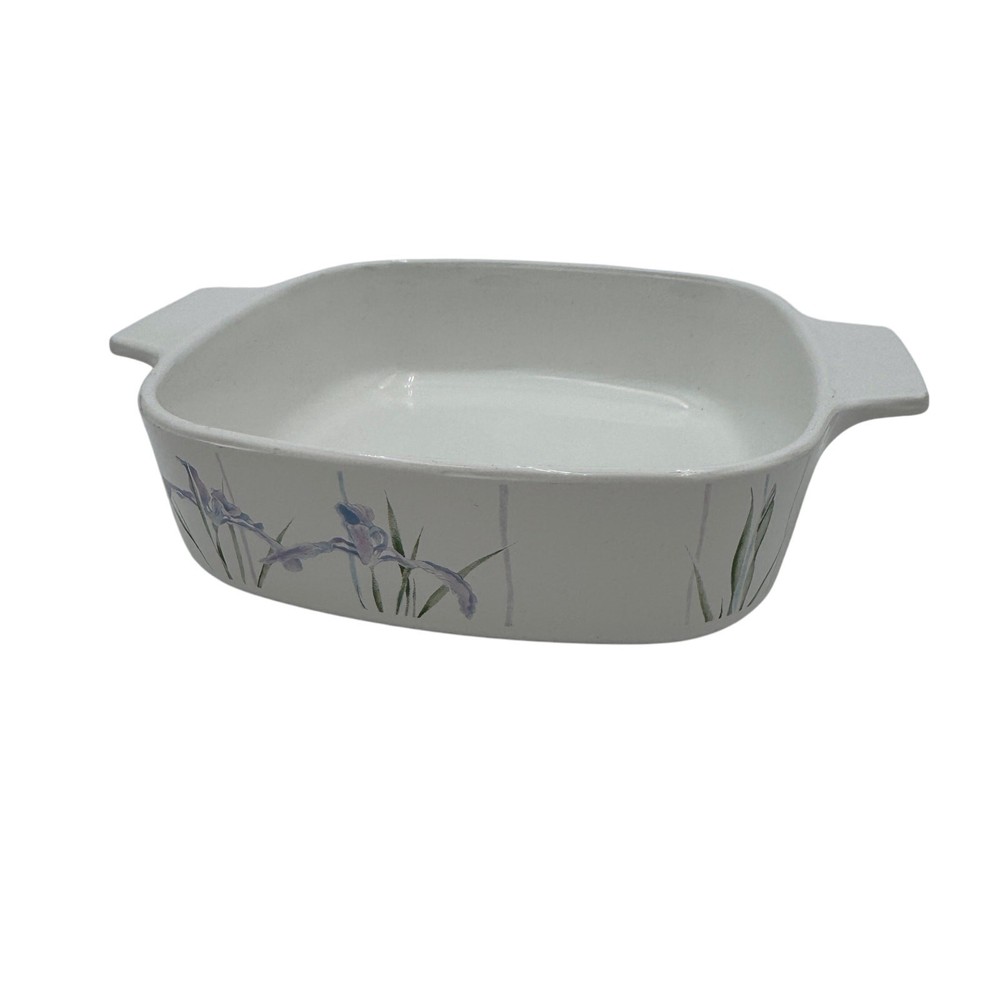 Shadow Iris by Corelle Casserole Square 1 Qt Corningware Pyrex A-1-B