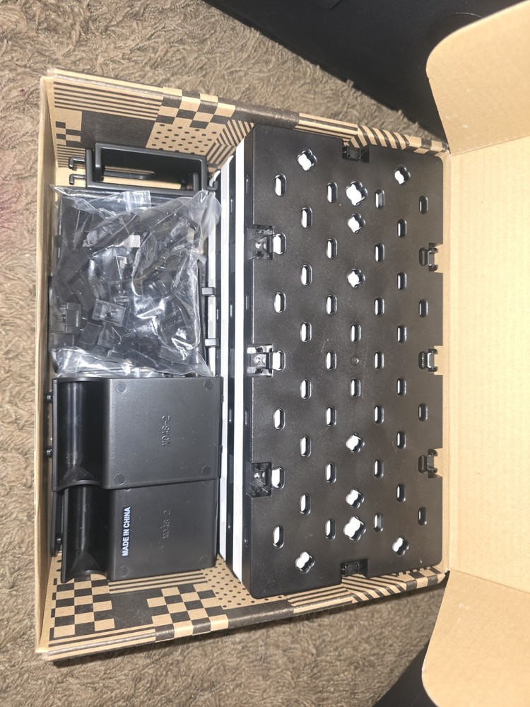 PEGZONE Wall Mount Gaming Pegboard with Controller and Headphone Holder