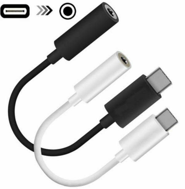 Universal USB C to 3.5mm AUX Headphone Adapter Type C Jack Cable For Android