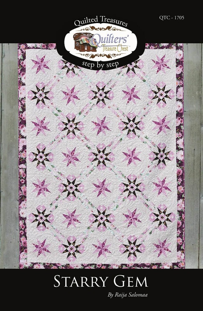 New Pieced Quilt Pattern STARRY GEM 3 Size Options