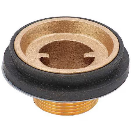 Toilet Spud, 2 X 1 1/4, Brass/Rubber, Sp-225