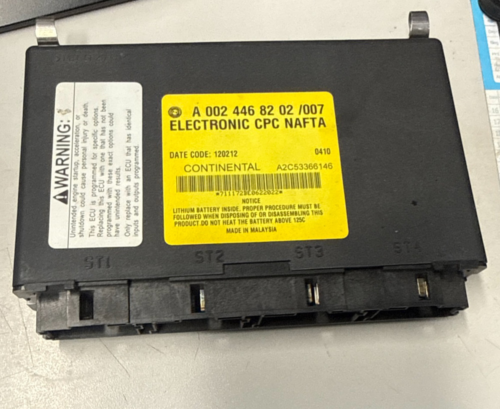CONTINENTAL CPC NAFTA CONTROL MODULE A 002 446 82 02 / 007 #2527
