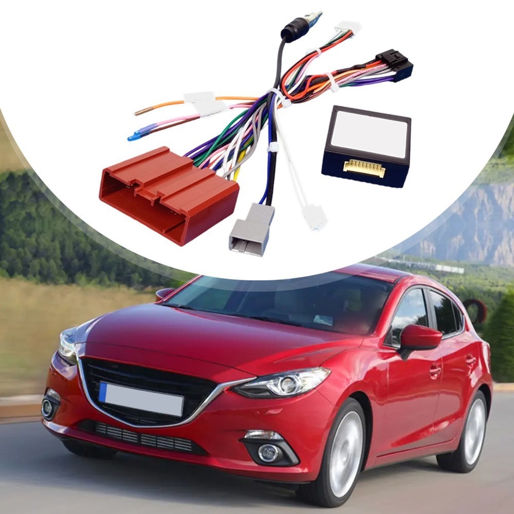 For Mazda Radio Power Line With Canbus Box For Android System Compatibility