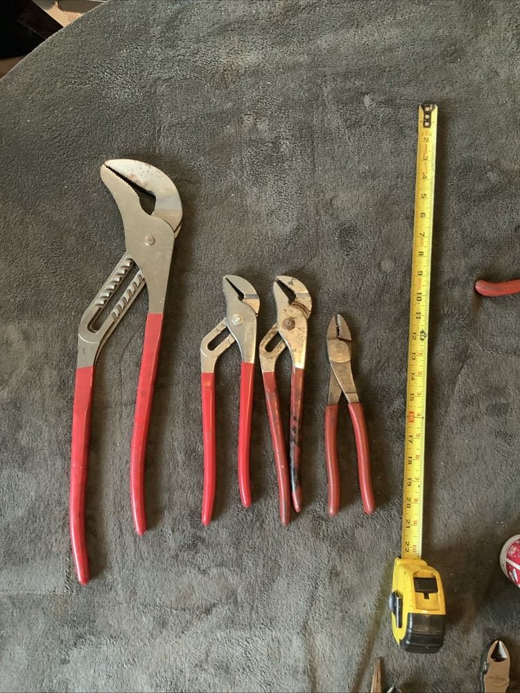 Blue Point 4pc Pliers, Wire Crimper…used.see Pics…