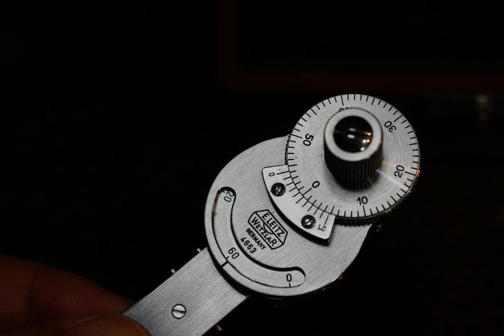 Leitz Rotating Mica Compensator for Polarizing Microscope 1950s Optics Antique