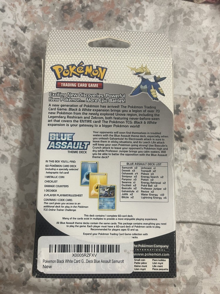 2011 SAMUROTT - Black & White Theme Deck - "Blue Assault"