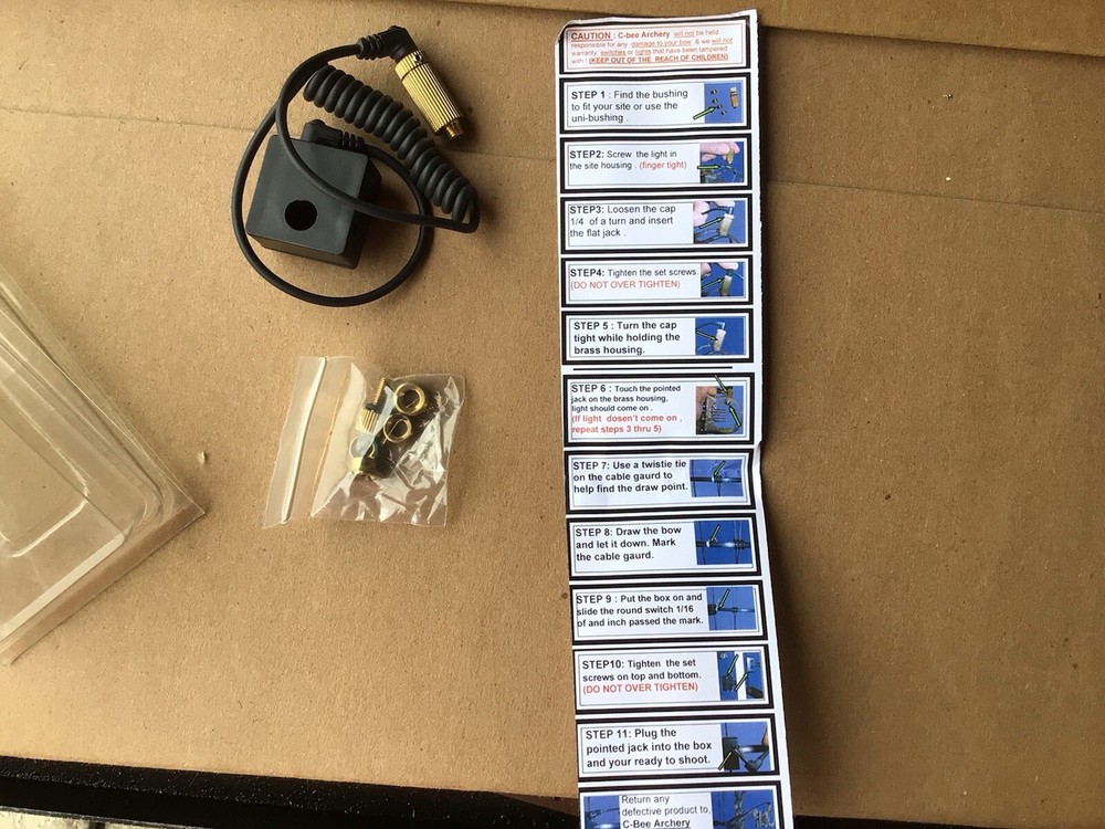 the bowman switch, automatic light system, Archery, Bow Hunting