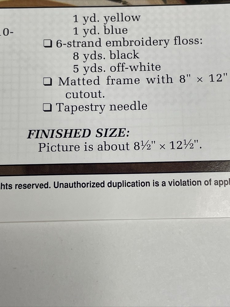 1931 Chevrolet Wall Hanging Annie's Attic Plastic Canvas Pattern