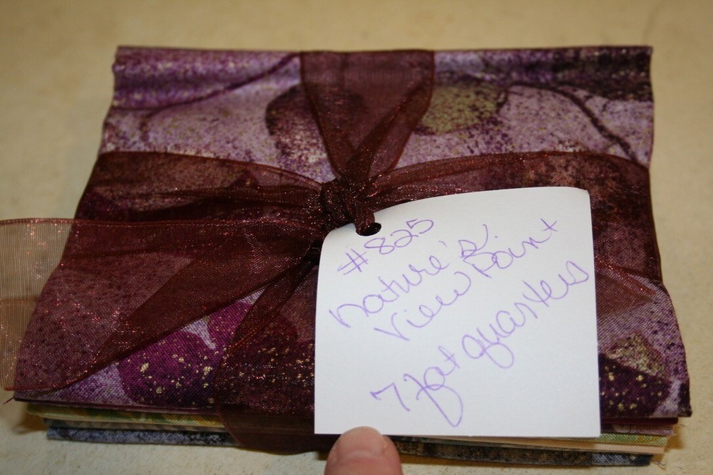 #825 Nature's View Point 7 Fat Quarter Fabric Bundle