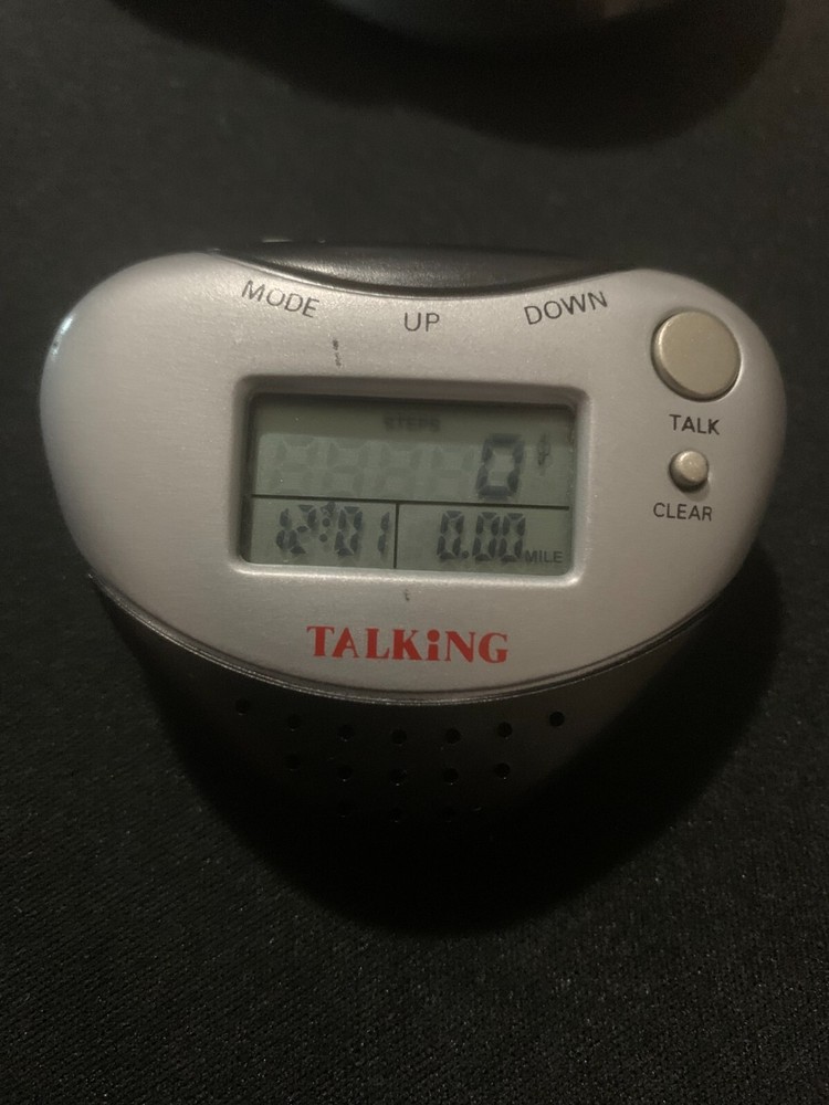 Vintage Talking Pedometer (Works/Needs New Battery)