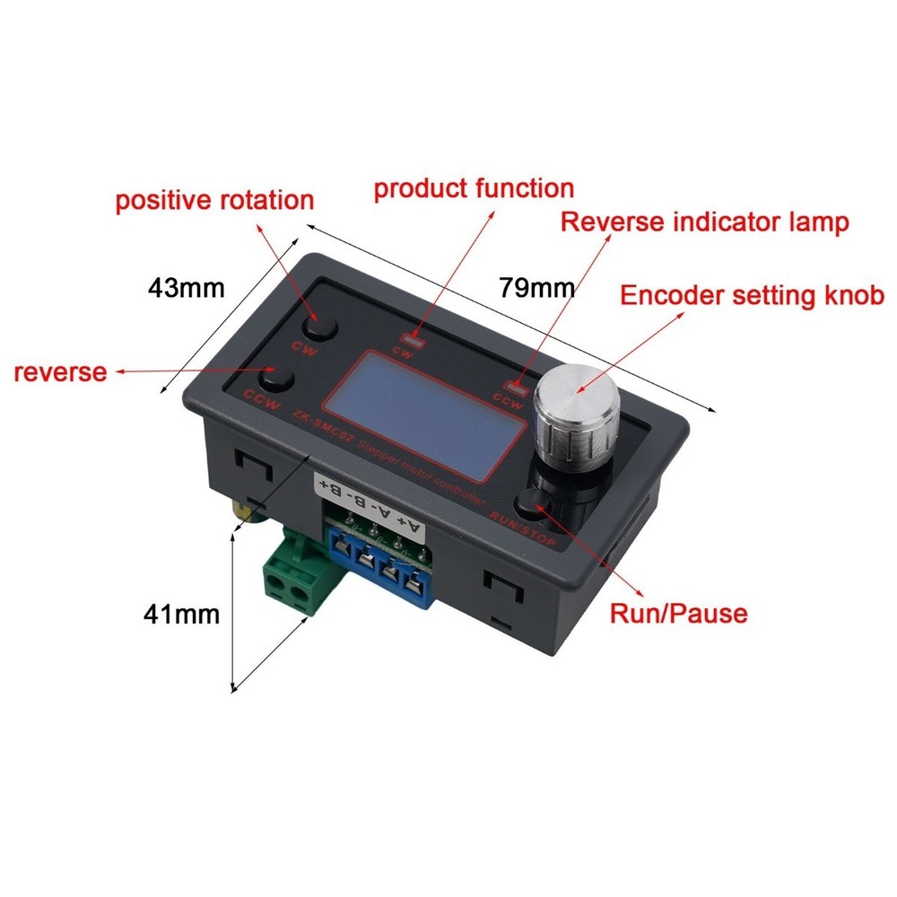 Forward/Reverse-Driver Controller Stepper Moto Pulse-Speed Angle-Control-Module