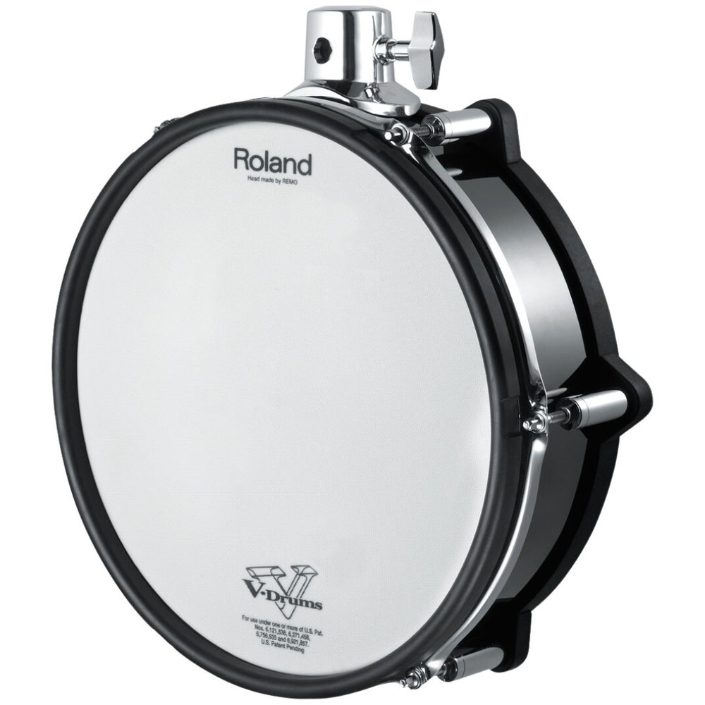 Open Box Roland PD-128 Electronic Drum V-Pad, 12", Black Chrome
