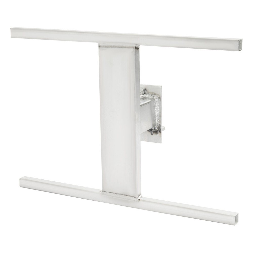 16" Stud Spacing Trailer Mount H-Mount Spare Tire Carrier 5-Lug Wheel, Aluminum