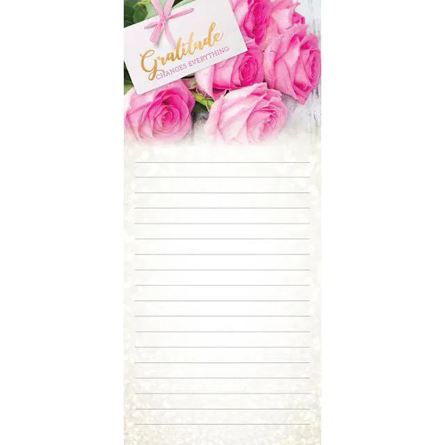 Magnetic Note Pad Gratitude Changes Everything