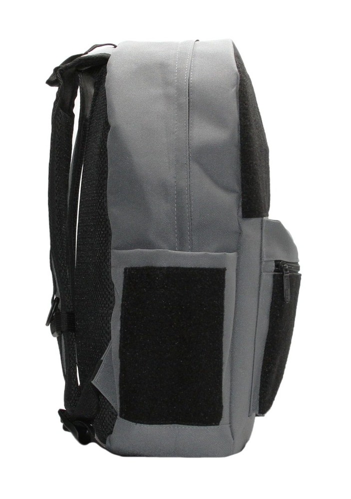 HEDiGEAR Base Backpack (Gray) – Medium 17L Backpack with Hook & Loop Panels f...