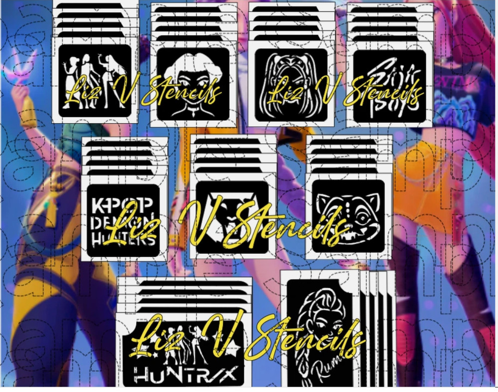 K Pop Hunters Glitter Tattoo