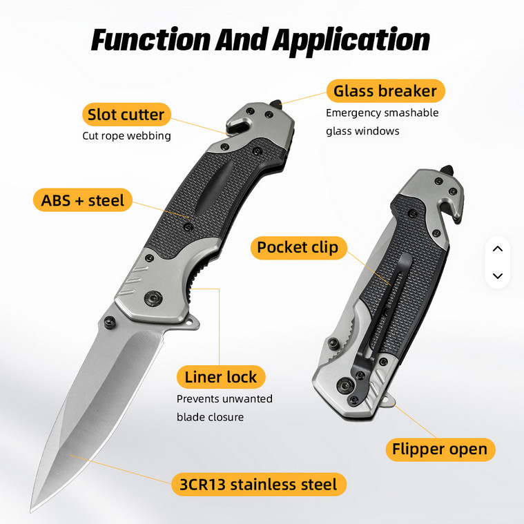 9" SPRING OPEN ASSISTED TACTICAL FOLDING POCKET KNIFE EDC Blade Tactical Tool