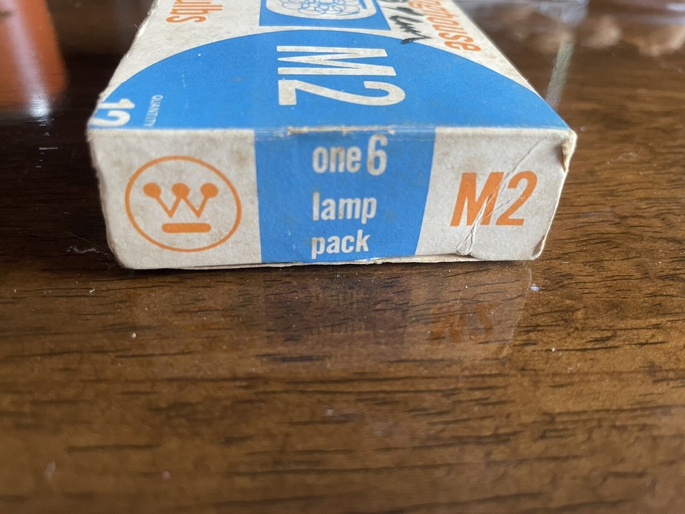 Westinghouse No. M2 Flash Bulbs Vintage Original Box