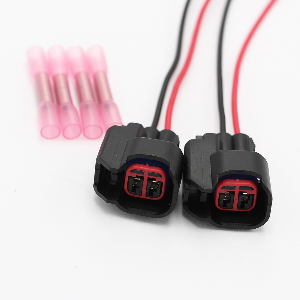 2Pcs Rear ABS Wheel Sensor Connector Harness Fit for 2007-2011 Dodge Nitro