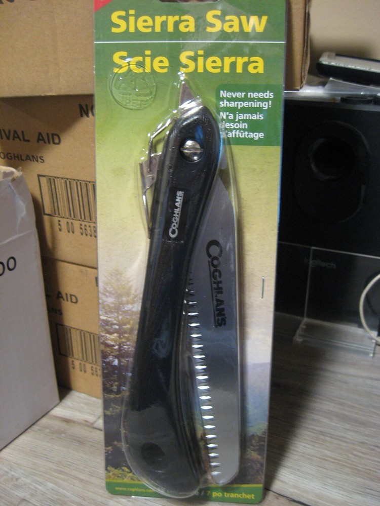 Coghlan's Sierra Saw - Lightweight - 9" Folding Blade - Never Needs Sharpening