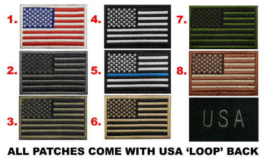 Tactical Morale Patch | Hook & Loop removable patches | USA Flag Patch Caps