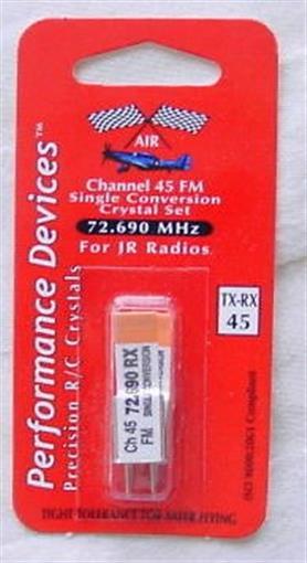 JR Single Conversion 72Mhz FM Crystal Set (Channel 45)