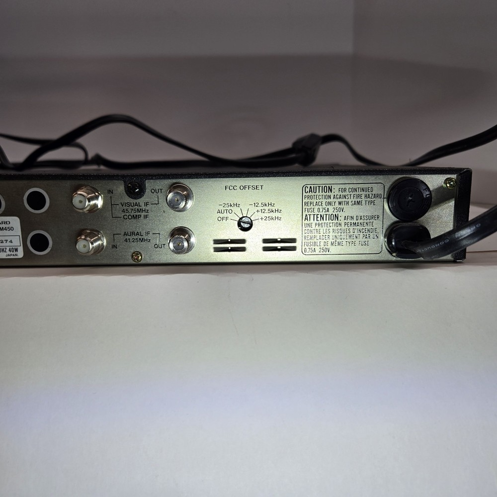 Standard TVM 450 CMA60 Monaural Audio Module Powers On Untested