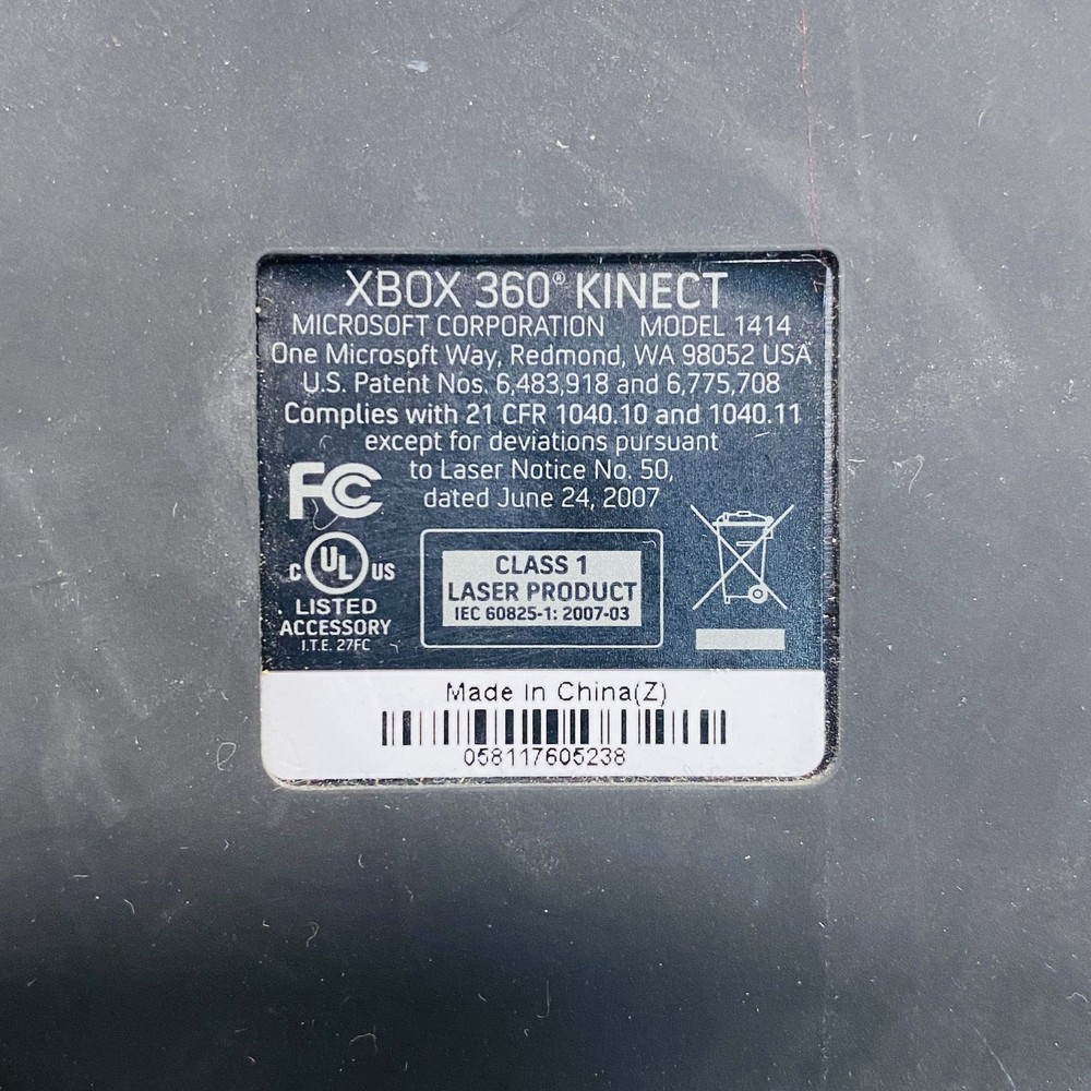 Set of 5 Microsoft Xbox 360 Kinect Sensor Bars- Black