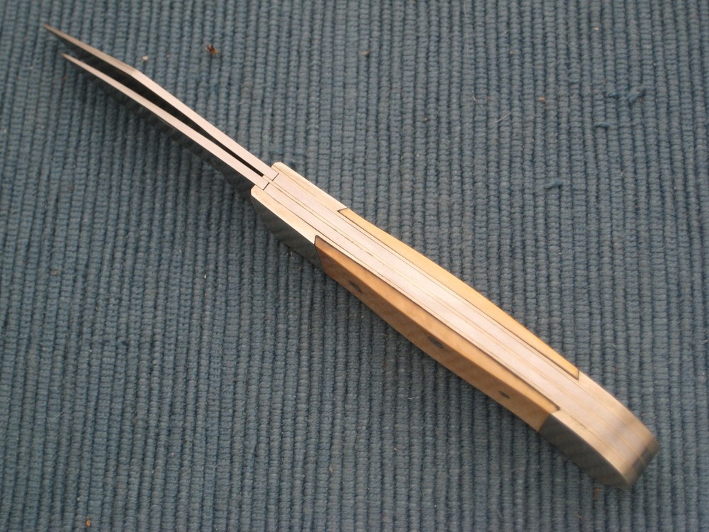Rick Nowland Handmade 2-Blade Small Trapper