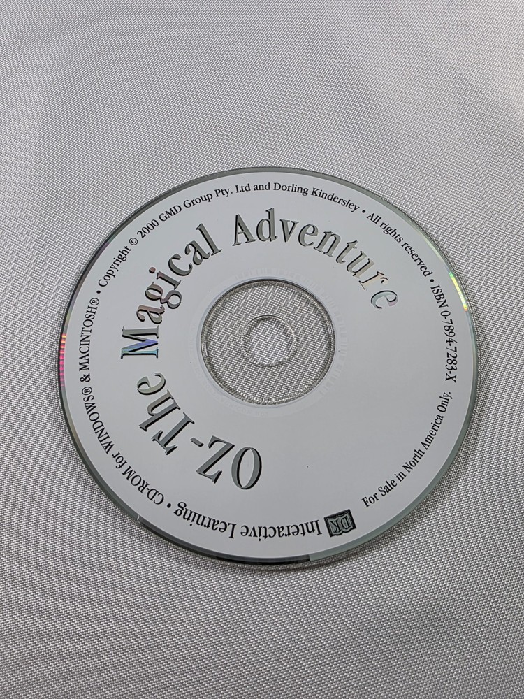 OZ: The Magical Adventure (CD-ROM, 2000) DK Interactive Learning - Disc ONLY