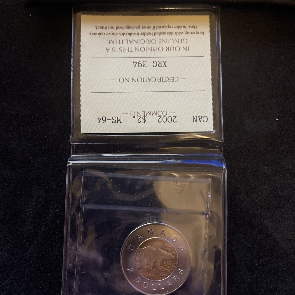 1996 Canada $2 Polar Bear ICCS MS64