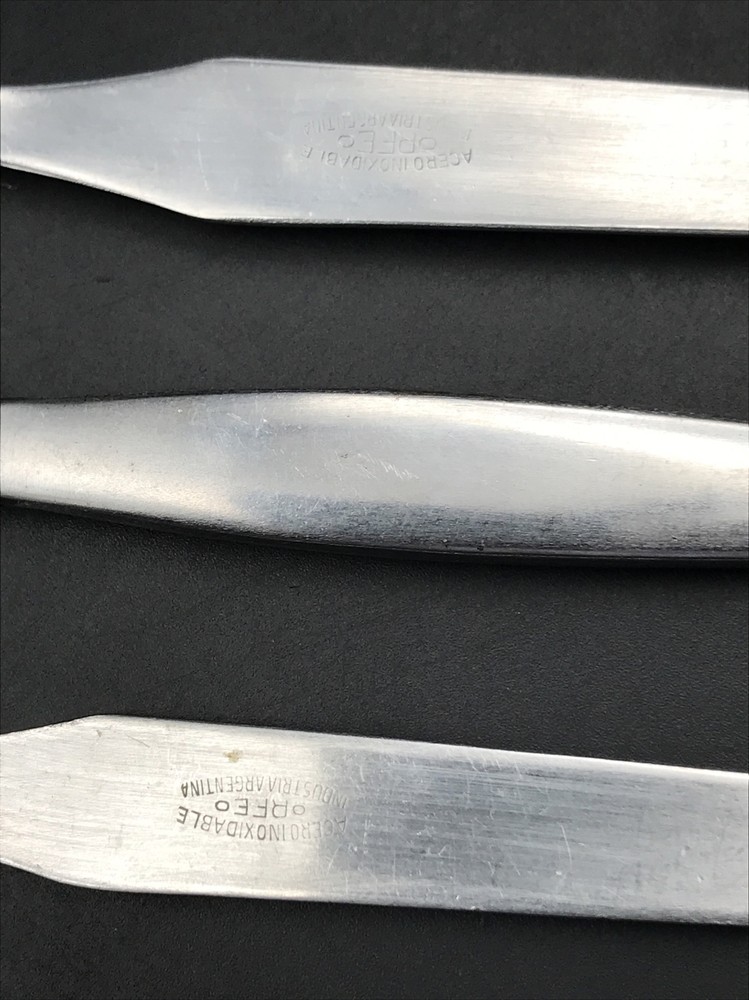 VTG Fix & Foxi Flatware Set Spoon Knife Fork ORFEO Argentina Lupini