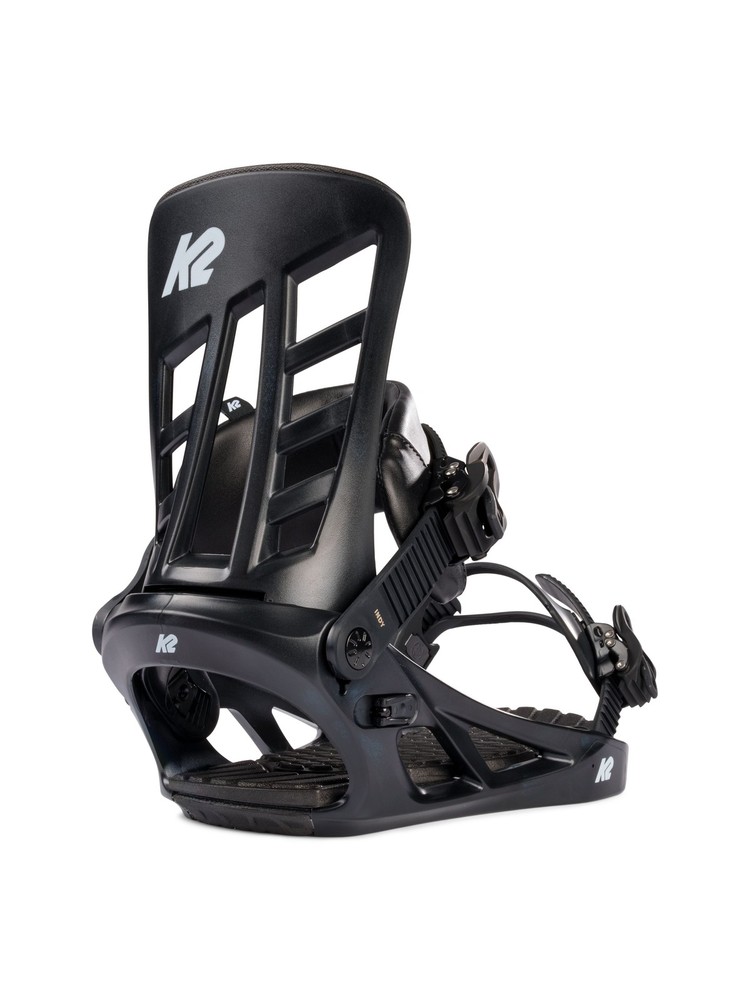 K2 Indy Men's Snowboard Bindings, Black, Medium