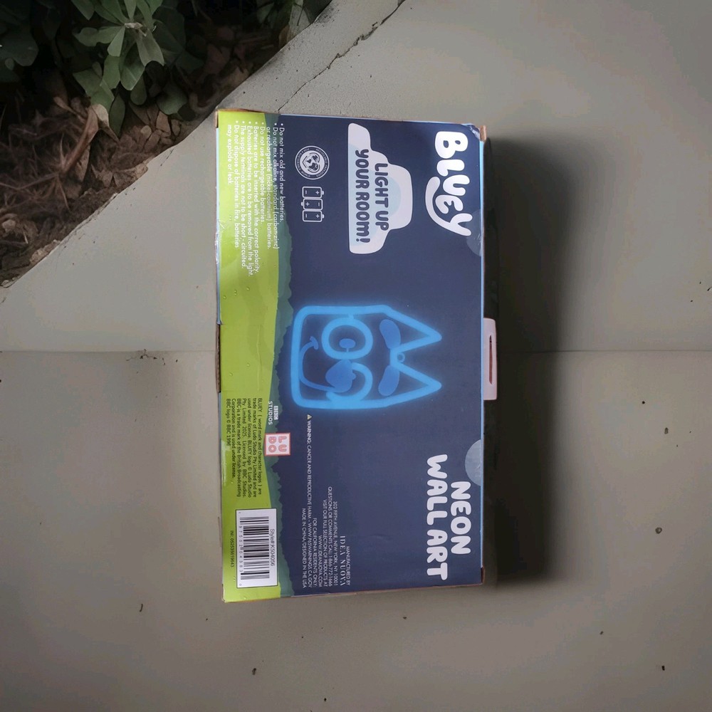 Bluey Neon Night Light for Kids LED