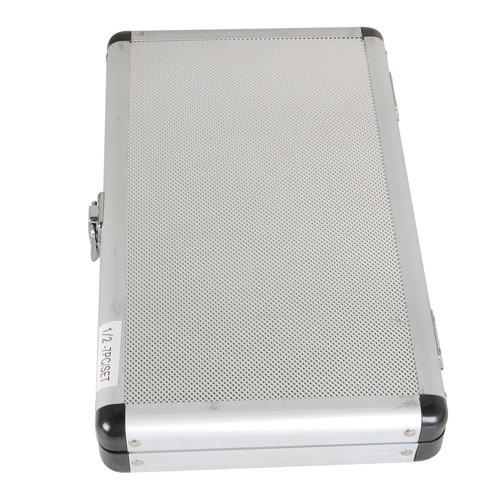 7PC Carbide Indexable Turning Tool 1/2" Lathe Tool Bit Set Thread Insert+Holder