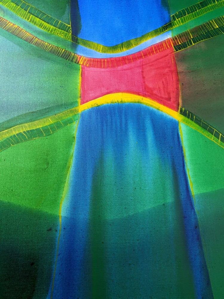 Willibrord Haas, Abstract Composition, Acrylic on Canvas, Signed, 2015