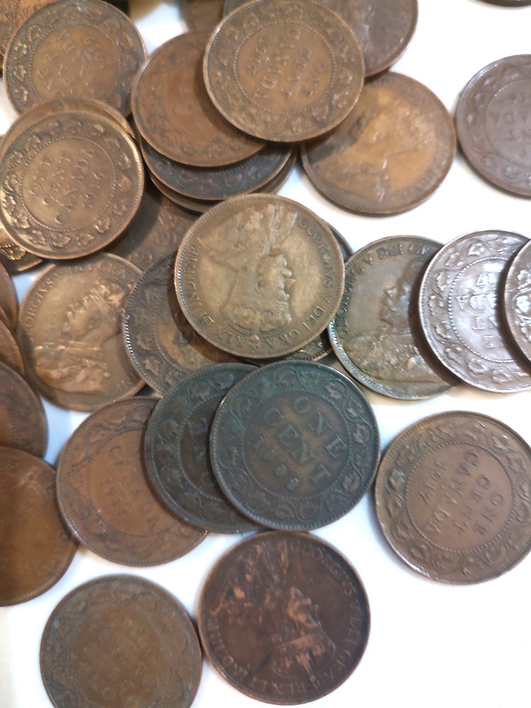 89 Canada Large Cent Lot 1882-1920