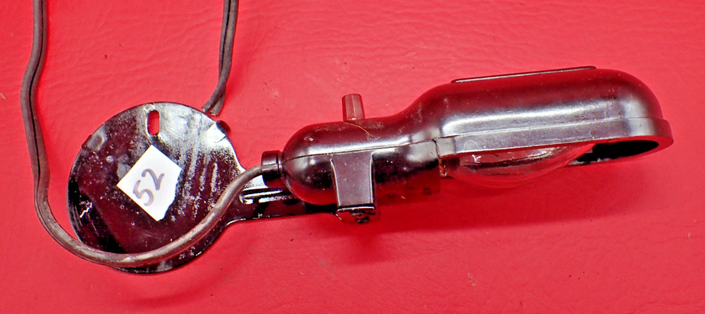 Vintage Sewing Machine Black Bakelite Work Light # 52