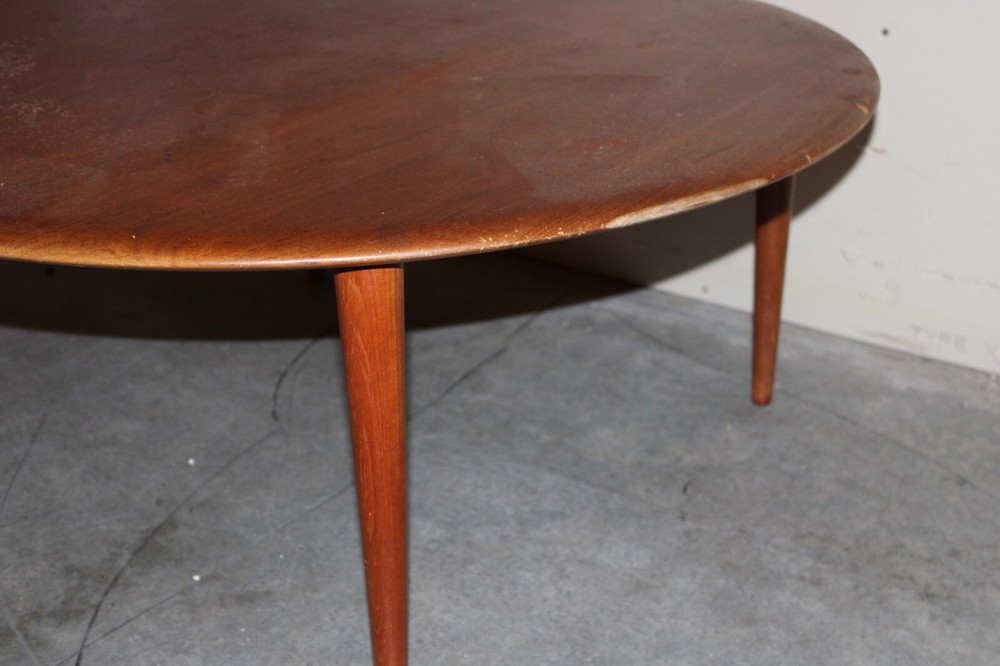 MCM Hvidt Molgarrd John Stuart Solid Teak Danish Mid-Century Modern Coffee Table